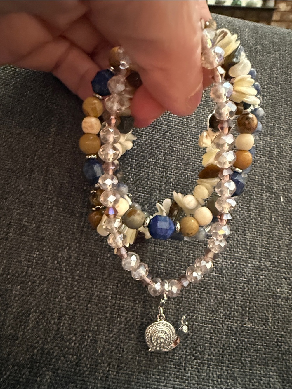Ryze party bloom society staxx Multi-Strand Blue charm bracelets